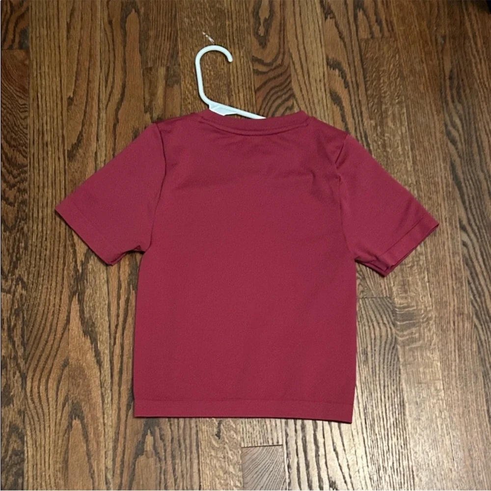 Women's Nylon Short Sleeve Sleeves slight Crop Top - Picture 4 of 5